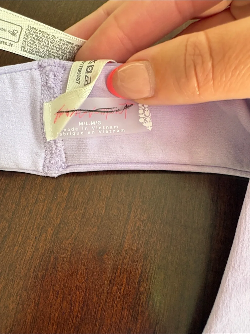 FP Movement by Free People Lavender Halter Sports Bra - Picture 2 of 3